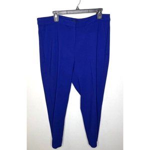 J.Crew Womens $98 Kate Straight-leg Pant Four-Season Stretch Blue Size 16 BK251